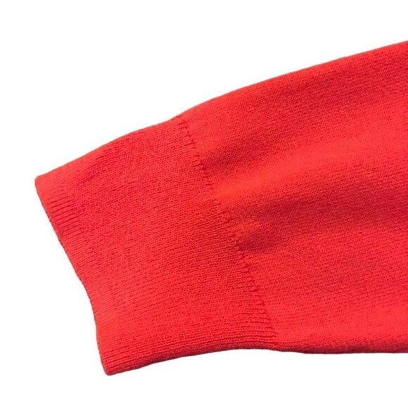 Ann Taylor Cardigan Womens S Stretch Button Front Orange Red Career Casual - Picture 9 of 12